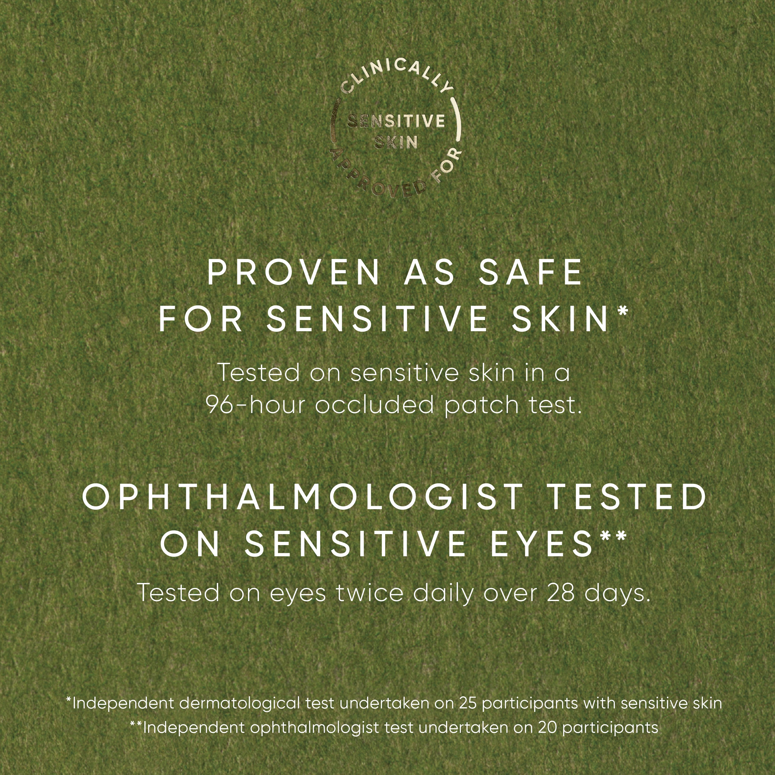 Irene Forte Skincare Almond Cleansing Milk is proven as safe for sensitive skin and ophthalmologist tested on sensitive eyes