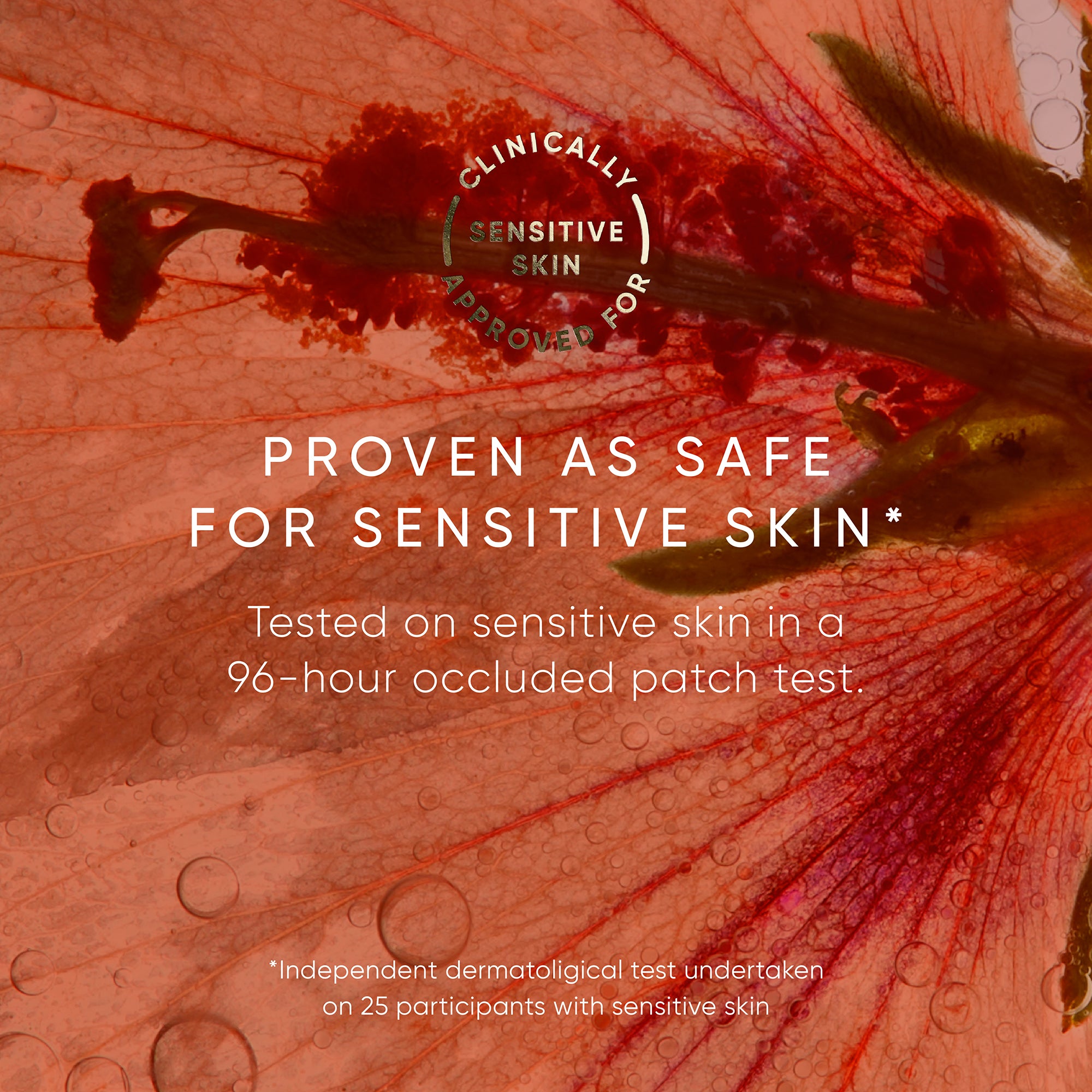 Hibiscus Serum is proven as safe for sensitive skin