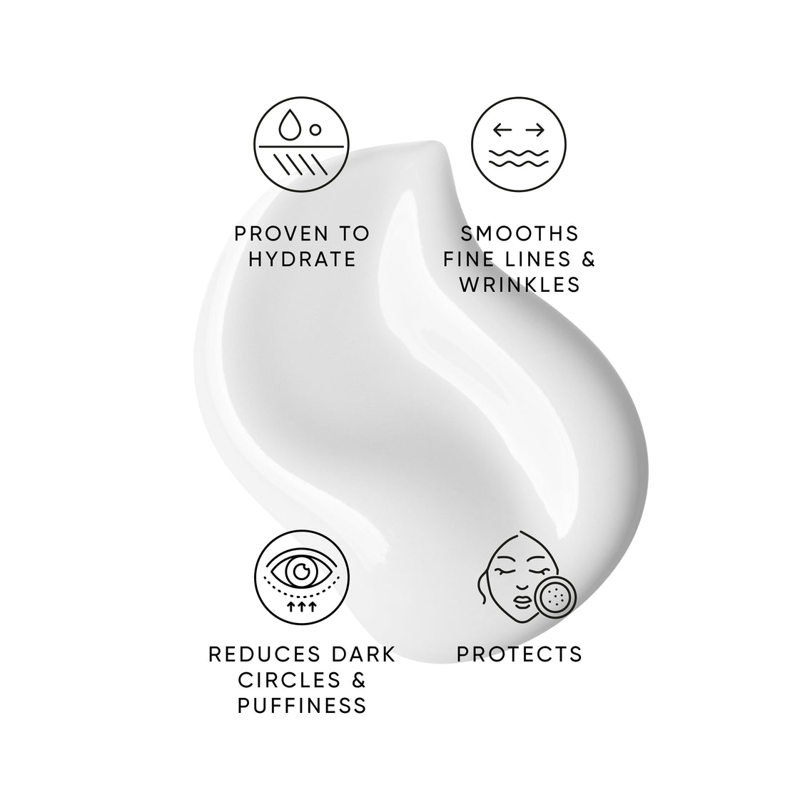 Irene Forte olive hydrating eye cream refill packaging on a white background