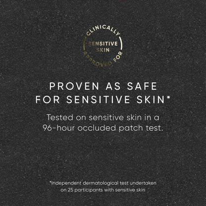 Proven as safe for sensitive skin*